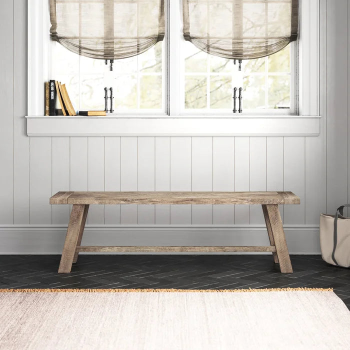 Oasher Solid Wood Bench - Wooden Bazar