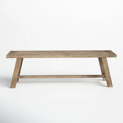 Oasher Solid Wood Bench - Wooden Bazar