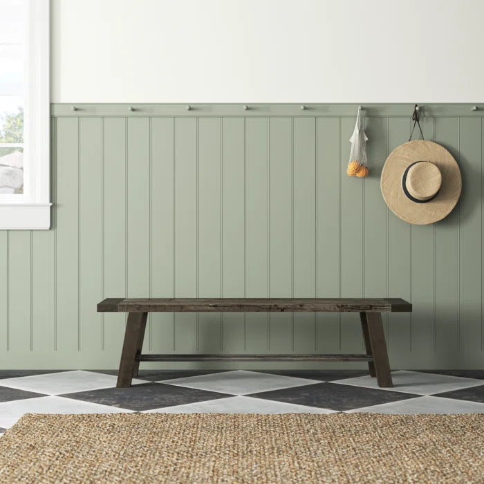 Oasher Solid Wood Bench - Wooden Bazar