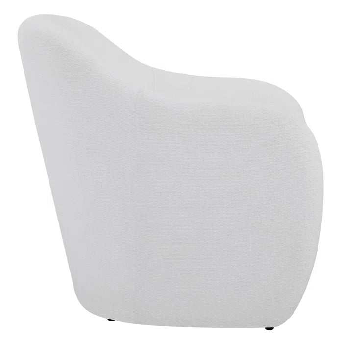 Veryyun Upholstered Barrel Accent Armchair For Modern Living