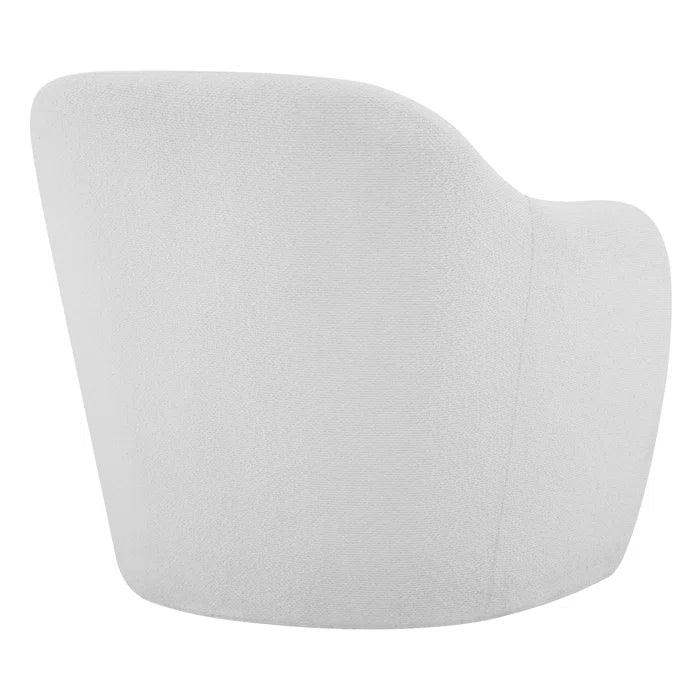 Veryyun Upholstered Barrel Accent Armchair For Modern Living