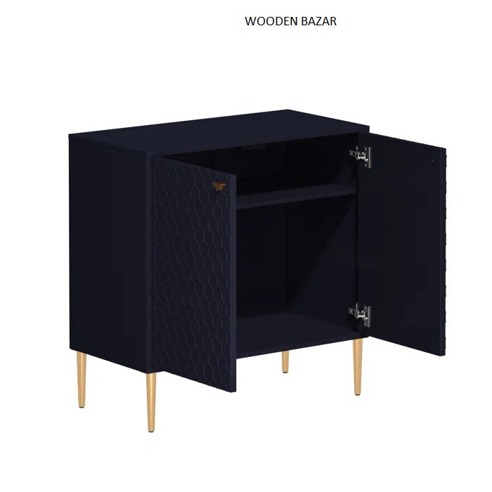Bima 32'' Tall 2 - Door Accent Cabinet - Wooden Bazar