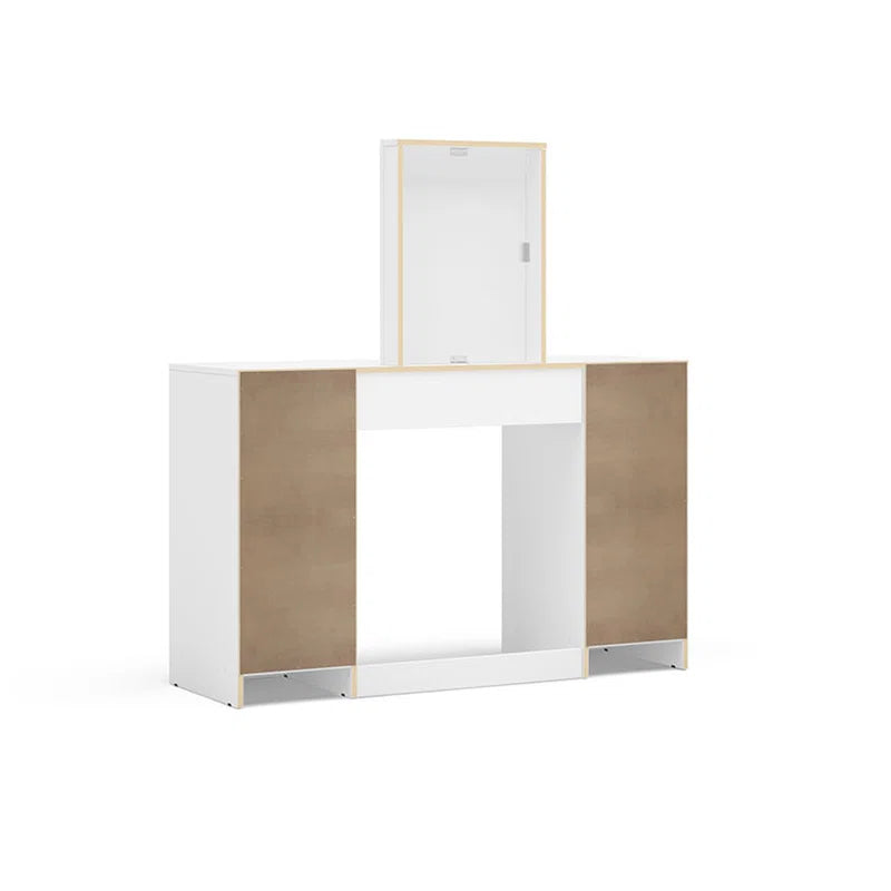 Labus Large Modern Makeup Vanity Table - Wooden Bazar