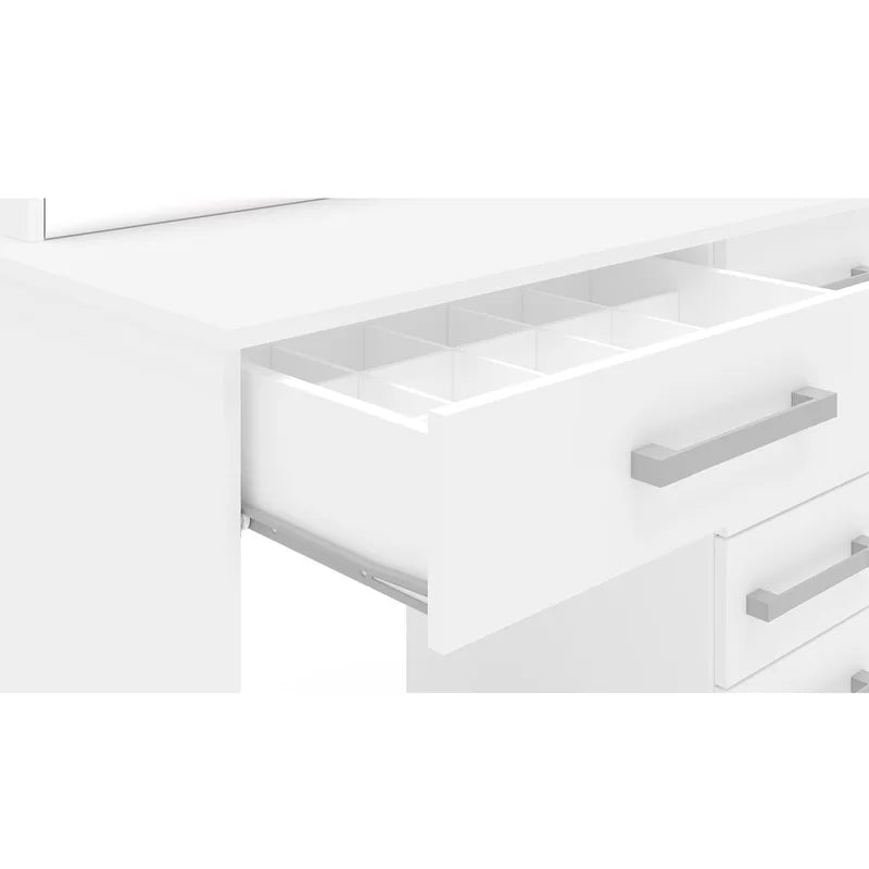 Ellavya Modern Makeup Vanity Table - Wooden Bazar