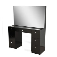 Shortinen Venus Large Modern Makeup Vanity with Wide Mirror