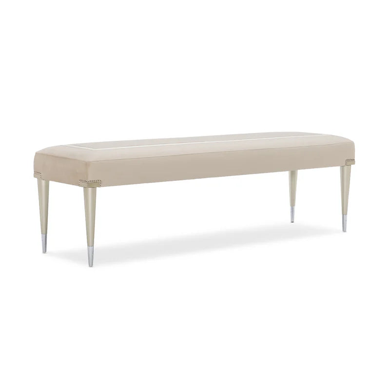 Iyer Boarding On Beautiful Upholstered Bench - Wooden Bazar