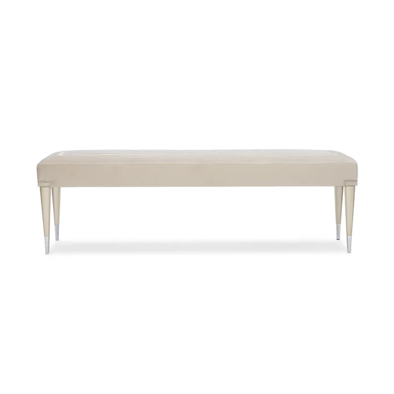 Iyer Boarding On Beautiful Upholstered Bench - Wooden Bazar