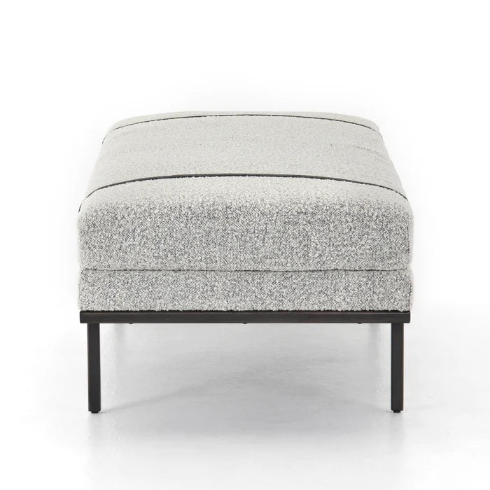 Jalpaan Polyester Blend Upholstered Bench - Wooden Bazar
