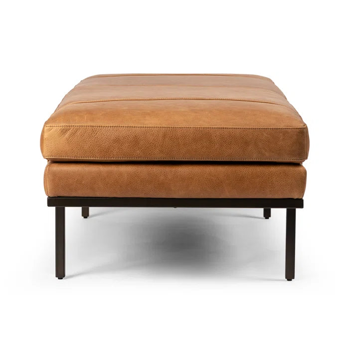 Jalpaan Polyester Blend Upholstered Bench - Wooden Bazar
