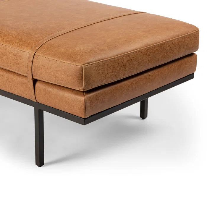 Jalpaan Polyester Blend Upholstered Bench - Wooden Bazar