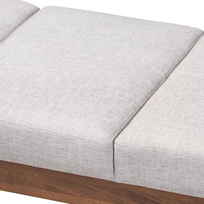 Shelinter Polyester Upholstered Bench - Wooden Bazar