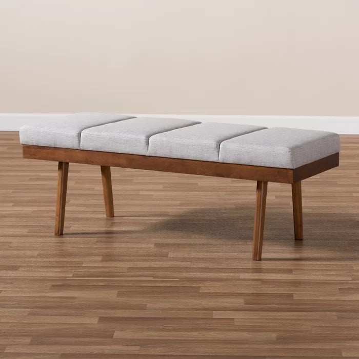 Shelinter Polyester Upholstered Bench - Wooden Bazar