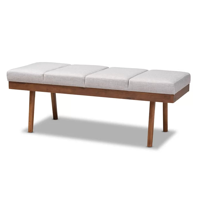 Shelinter Polyester Upholstered Bench - Wooden Bazar