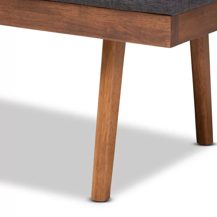 Shelinter Polyester Upholstered Bench - Wooden Bazar