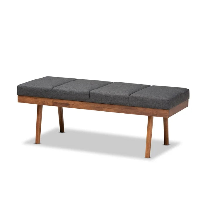 Shelinter Polyester Upholstered Bench - Wooden Bazar