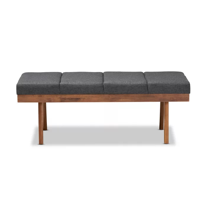 Shelinter Polyester Upholstered Bench - Wooden Bazar