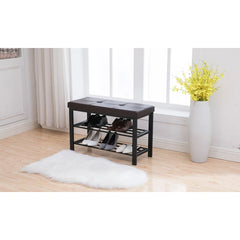 Gaazler Storage Bench For Modern Living - Wooden Bazar