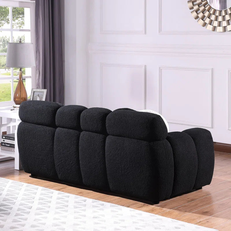 Bouclen Fabric Triple And Double Luxury Sofa Set