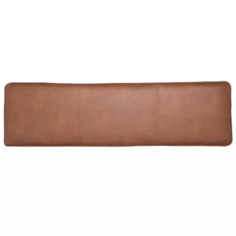 Vegan Leather Bench Vegan Leather Bench - Wooden Bazar