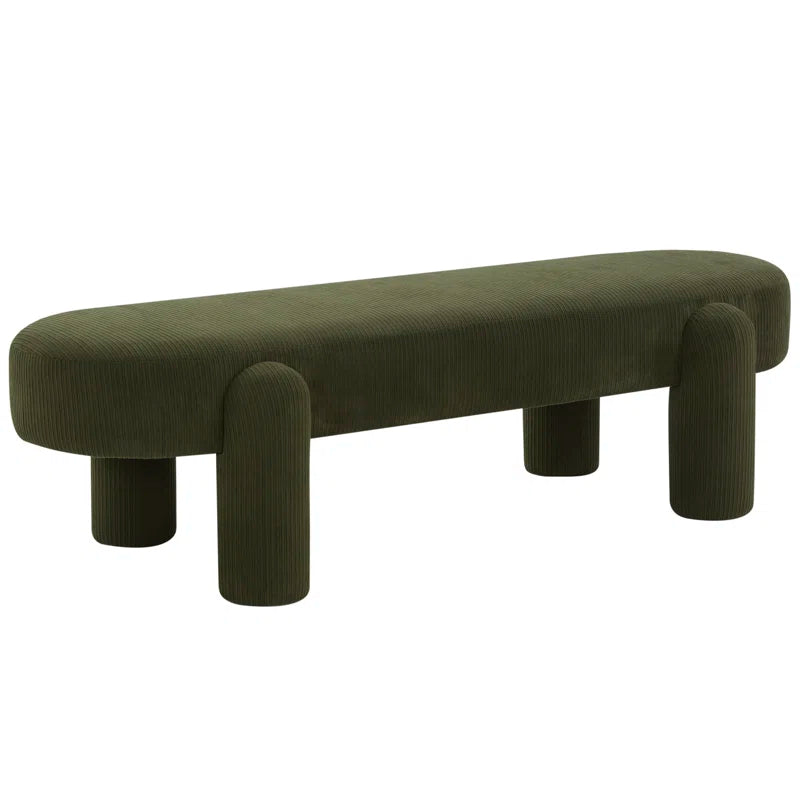 Qastil Upholstered Bench - Wooden Bazar