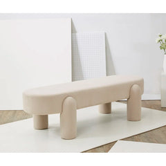 Qastil Upholstered Bench - Wooden Bazar