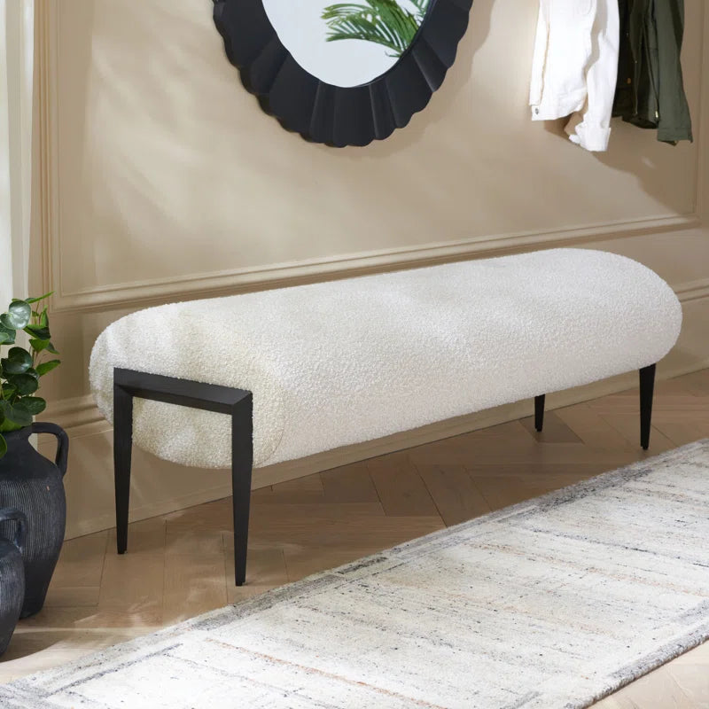 Shaileshn Upholstered Bench - Wooden Bazar