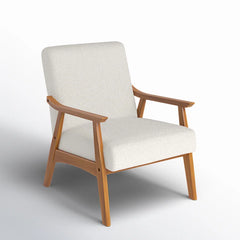 Kakoon Modern Upholstered Armchair - Wooden Bazar