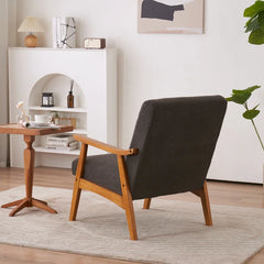 Kakoon Modern Upholstered Armchair - Wooden Bazar