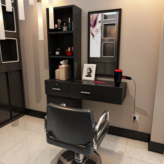 Dejox Wall-Mount Makeup Vanity Dressing Table with Drawers