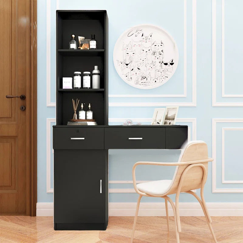 Dejox Wall-Mount Makeup Vanity Dressing Table with Drawers