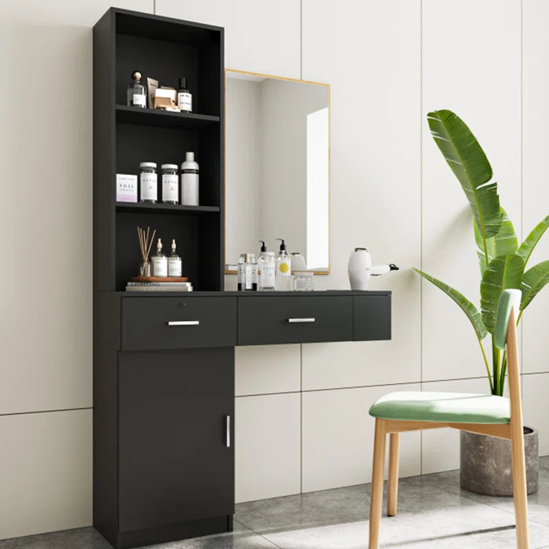 Dejox Wall-Mount Makeup Vanity Dressing Table with Drawers