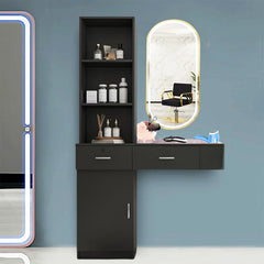 Dejox Wall-Mount Makeup Vanity Dressing Table with Drawers