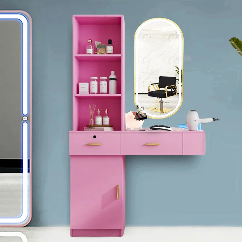 Dejox Wall-Mount Makeup Vanity Dressing Table with Drawers