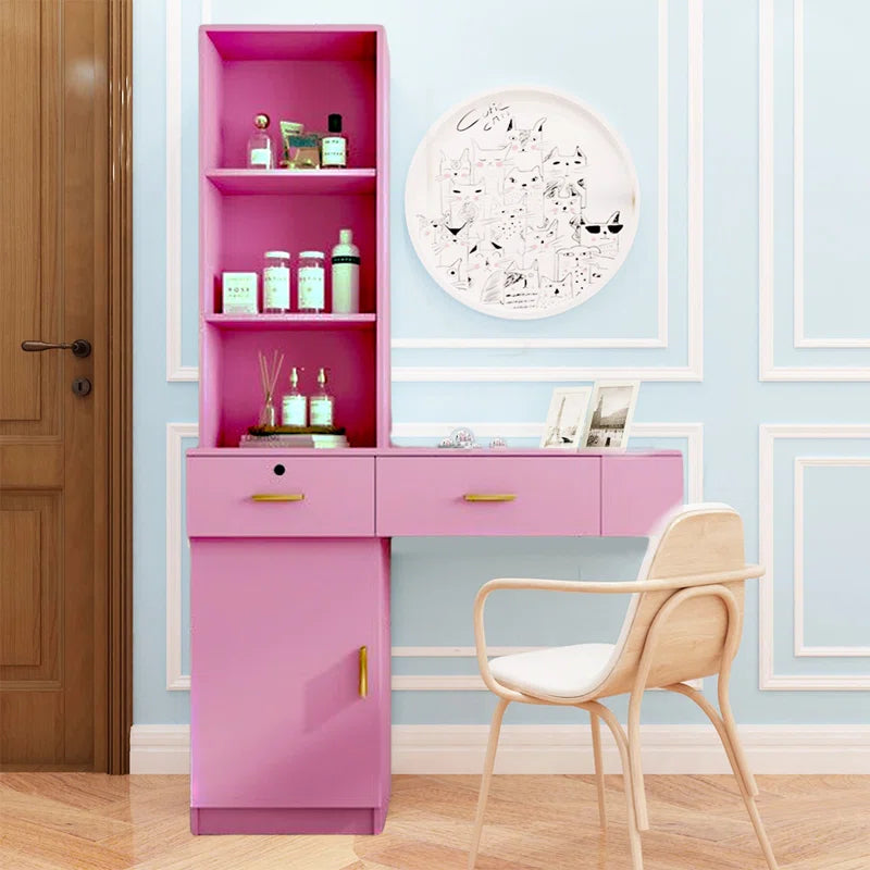 Dejox Wall-Mount Makeup Vanity Dressing Table with Drawers