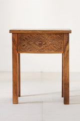 Hiana Solid Wood Bedside Table - Wooden bazar