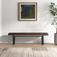 Kazkistan New Upholstered Bench - Wooden Bazar