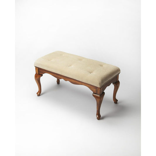 Daena Modern Grace Upholstered Bench - Wooden Bazar