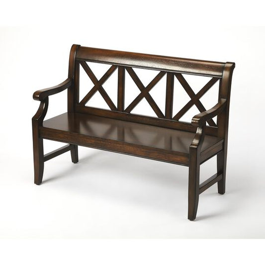 Lilyon Modern 2 Seater Bench in Solid Teak Wood