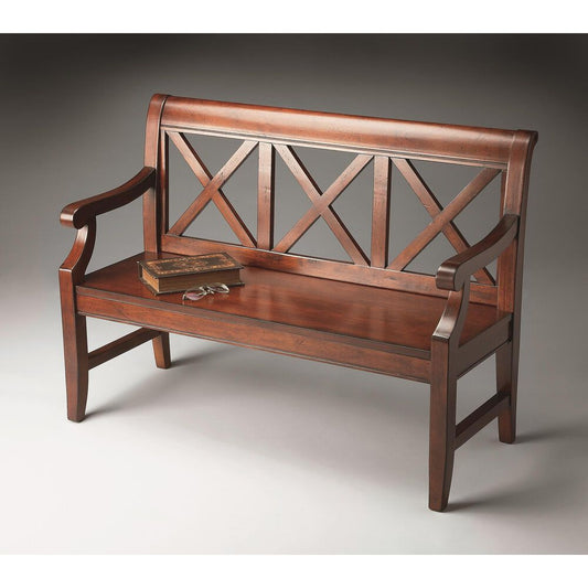 Lilyon Modern 2 Seater Bench in Solid Teak Wood