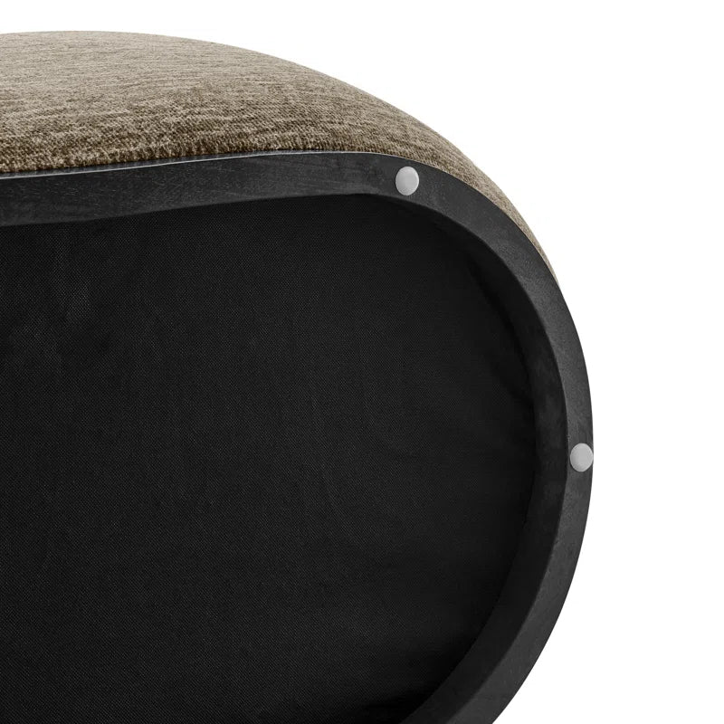 Zanz Polyester Upholstered Bench - Wooden Bazar