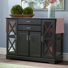 2 Drawer Sideboard – Stylish Wooden Storage Cabinet for Dining Room