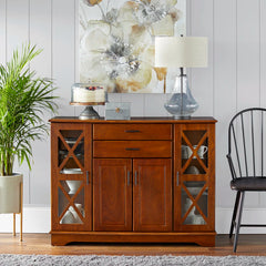 2 Drawer Sideboard – Stylish Wooden Storage Cabinet for Dining Room