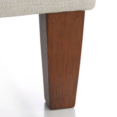 Shaaloon Polyester Upholstered Bench - Wooden Bazar