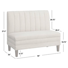 Oajas Upholstered Bench - Wooden Bazar