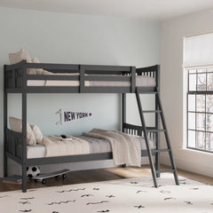Twin Bunk Bed - Wooden Bazar
