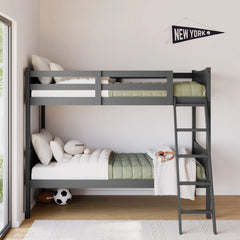 Twin Bunk Bed - Wooden Bazar