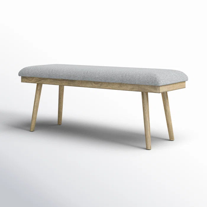 Sheik  Polyester Upholstered Bench -0 Wooden Bazar