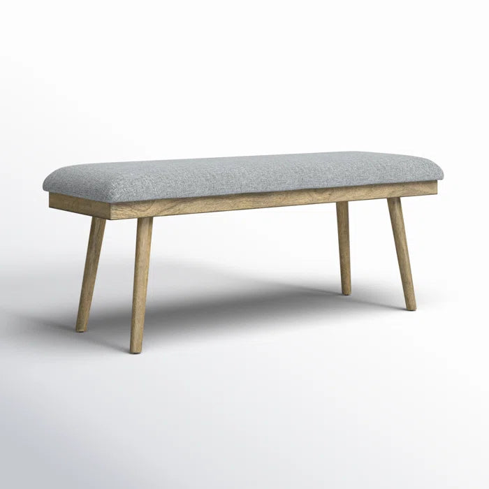 Sheik  Polyester Upholstered Bench -0 Wooden Bazar