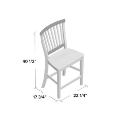 Carlousy Swivel Solid Wood Counter and bar Stool