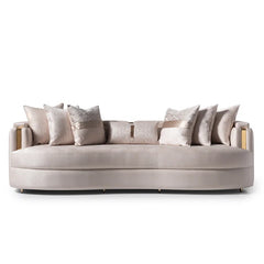 Carmelaz 102'' Square Arm Curved Sofa Luxury Sofa Set
